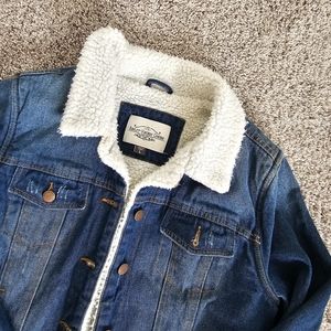 Sherpa Lined Jean Jacket